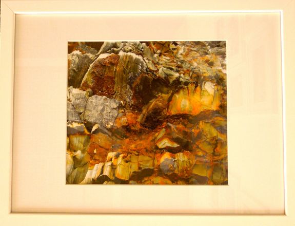 Fragments - 2013<br /><br /><h6>Cornwall: Rocks 3</h6>  Artistâ€™s photographic print on Somerset Velvet 1/5 <br /> 400mm x 300mm H <br /><br /><br /><br /><br /><br /><br /><h7>For sale</h7>